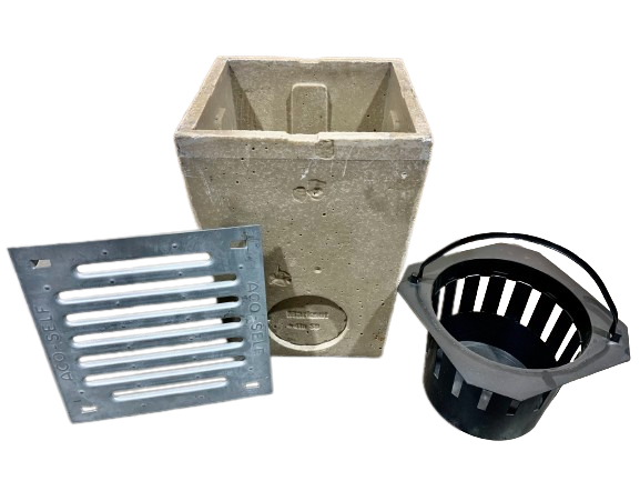 ACO 10" PointDrain w/ Galvanized Grate